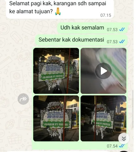 Pengiriman Papan Bunga Selamat Lenteng Agung