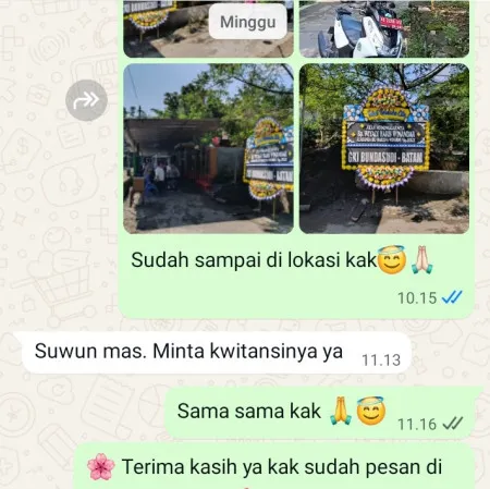 Pengiriman Papan Bunga Duka Lenteng Agung