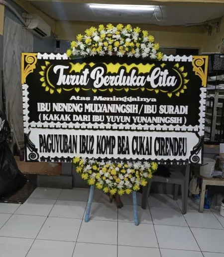 Papan Bunga Duka Lenteng Agung