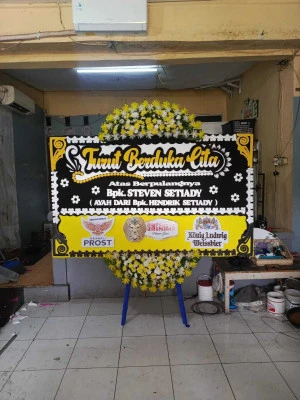Papan Bunga di Lenteng Agung